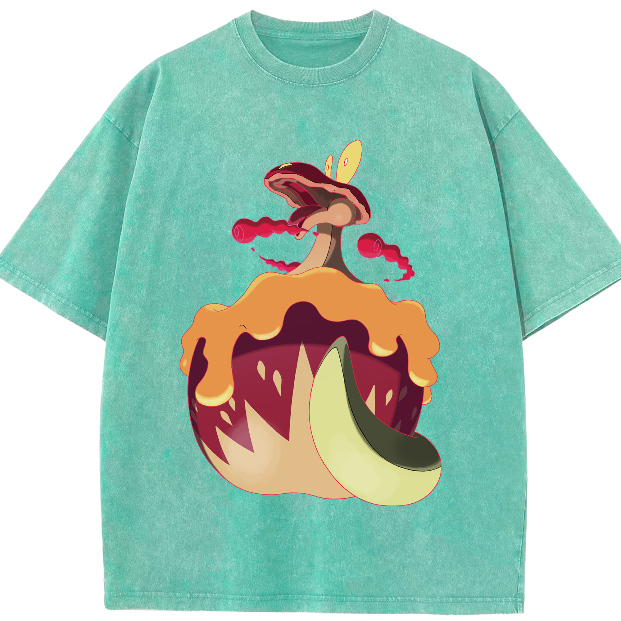 （画像用） ポケットモンスター Pokémon 綿100% ヴィンテージ風 半袖Tシャツ（フロントプリント）